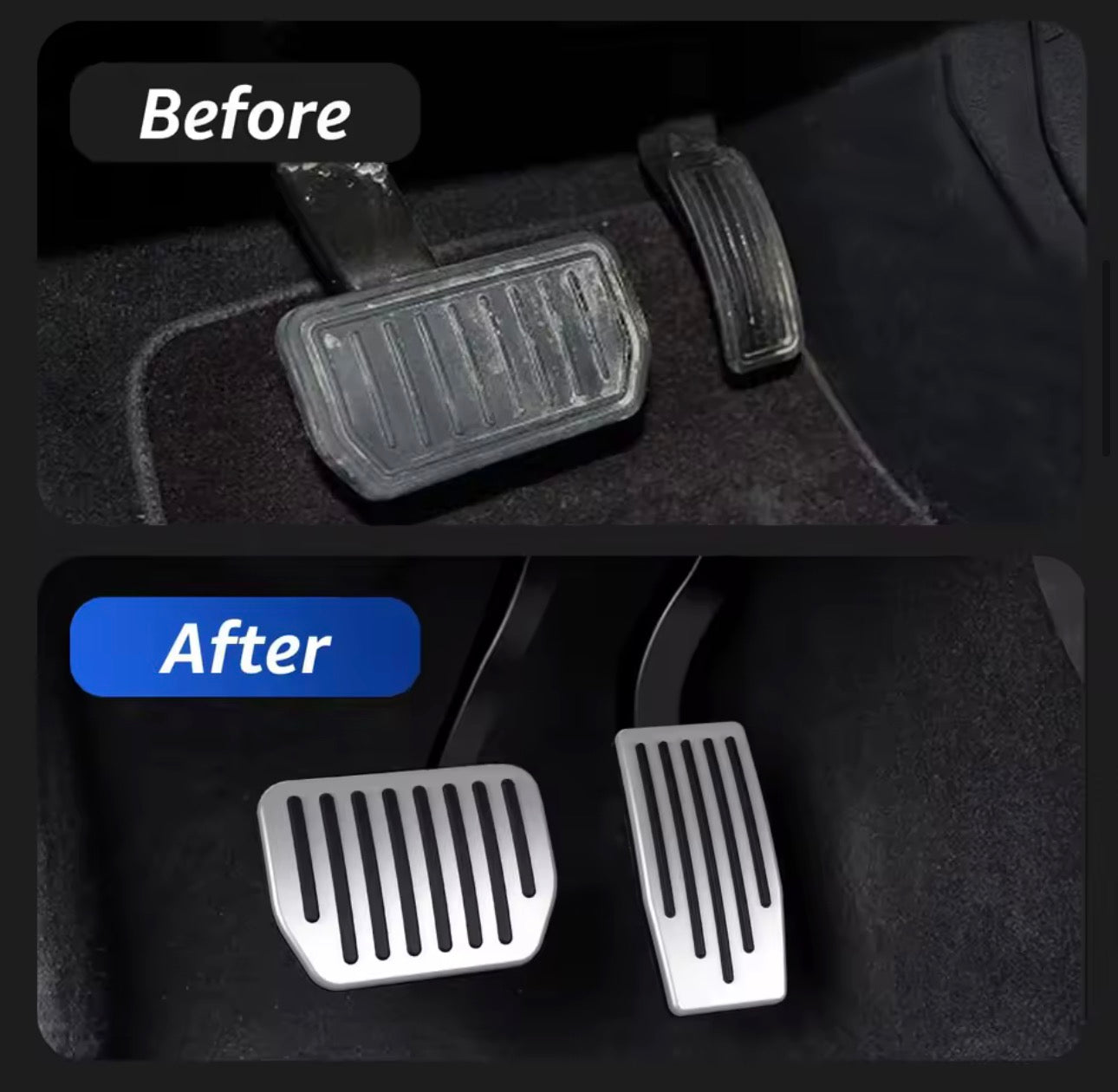 Pedalsæt i aluminium til Tesla Model 3 & Y