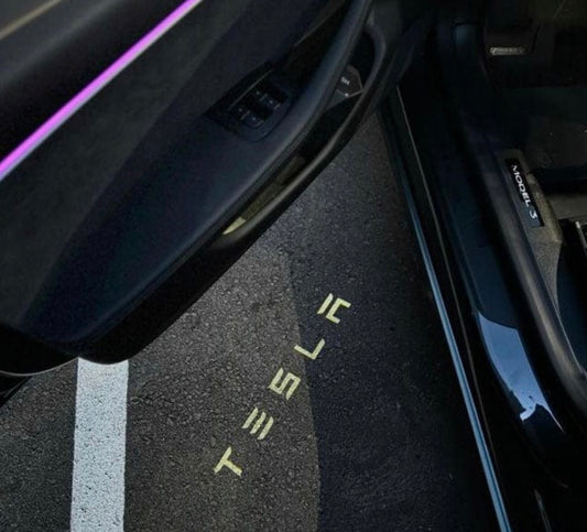 Tesla HD Logo Dørlys
